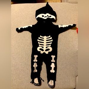 Skeleton costume for 1 year old